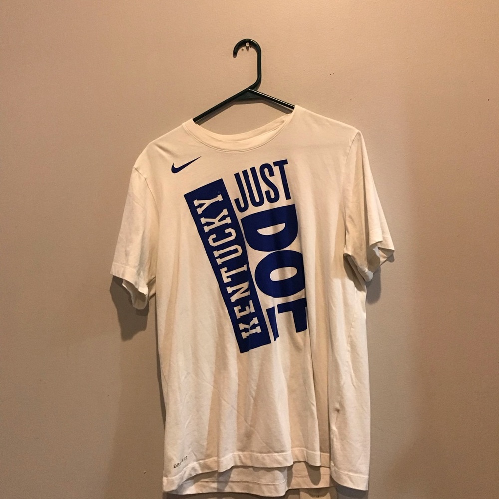 Nike Men's White Kentucky Just Do It Tee